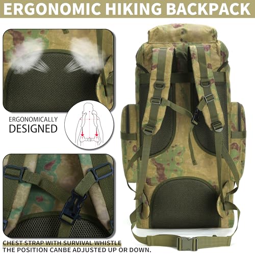 Hiking Backpack for Men 70L