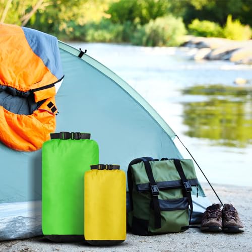 6 Pcs Waterproof Dry Bag Set for Kayaking & Camping (6 Count)
