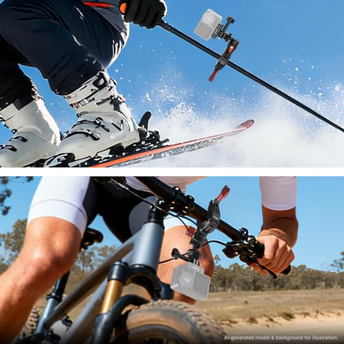 Motorcycle Bike Handlebar Mount Compatible with GoPro DJI Insta360