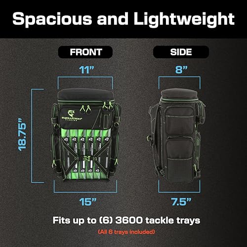 s 34013-EV: 3600 Drift Tackle Backpack - Green