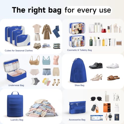 Packing Cubes for Travel (9 Count)