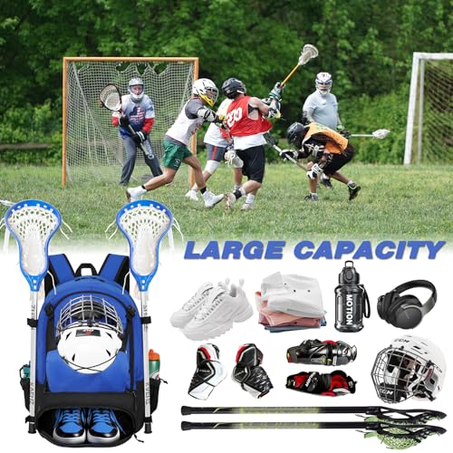 Lacrosse Bag Durable Equipment Backpack with 2 Stick Holders