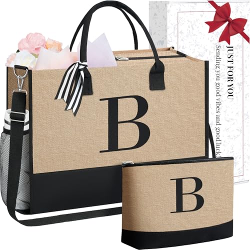 Personalized Initial Tote Bag