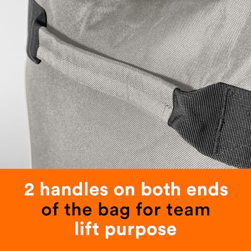 130L 36" Extra Large Heavy Duty Sports Equipment Storage Duffle Bag