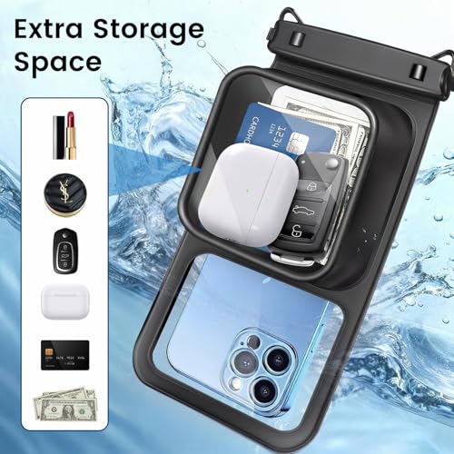Floatable Floating Waterproof Phone Pouch 2 Pack (2 Count)