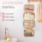 Hanging Travel Toiletry Bag Women Men Essentials Light Blue