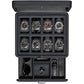8 Slot Leather Watch Box with Valet Drawer