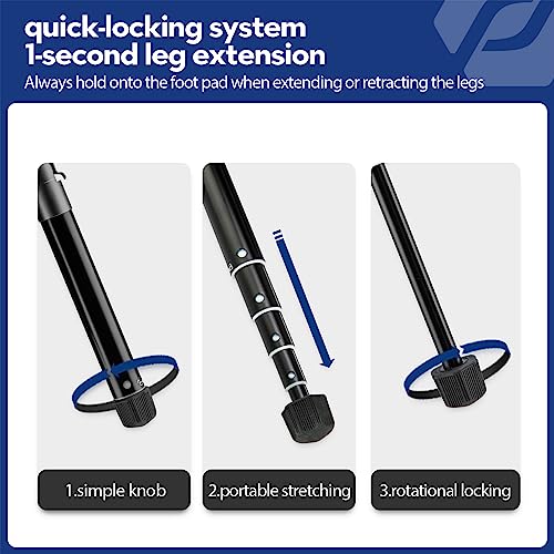 Mini Tripod 60" Lightweight Compact Travel Tripod with 360 Degree Ball Head Phone Mount Detachable Selfie Stick
