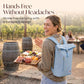 Two Bottle Rolltop Wine Tote Bag