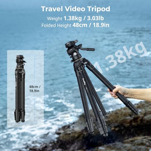 Portable Carbon Fiber Travel Tripod Kit