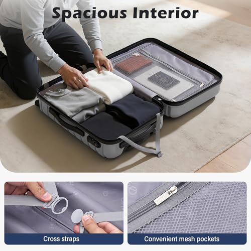Lightweight Luggage with TSA Lock (3 Count)