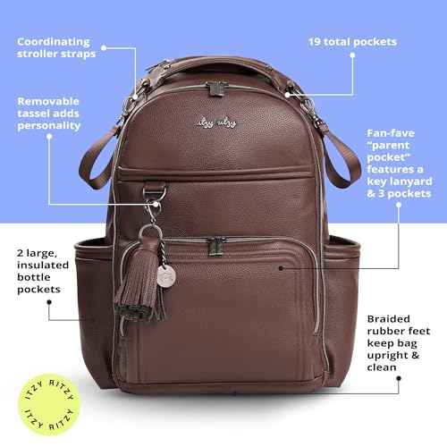 Boss Plus Large Diaper Bag Backpack with 19 Pockets