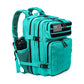 Military Tactical Backpack for Men and Women 45L Army 3 Days Assault Pack Bag Large Rucksack with Molle System Lake Blue