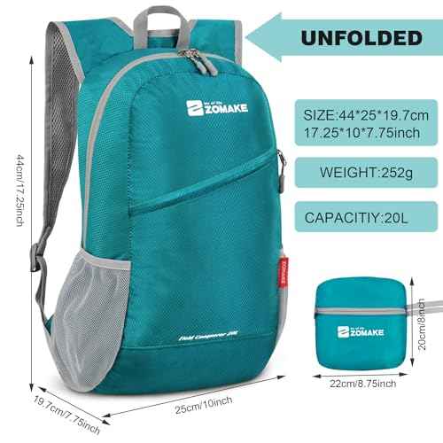 Lightweight Packable Backpack 20L