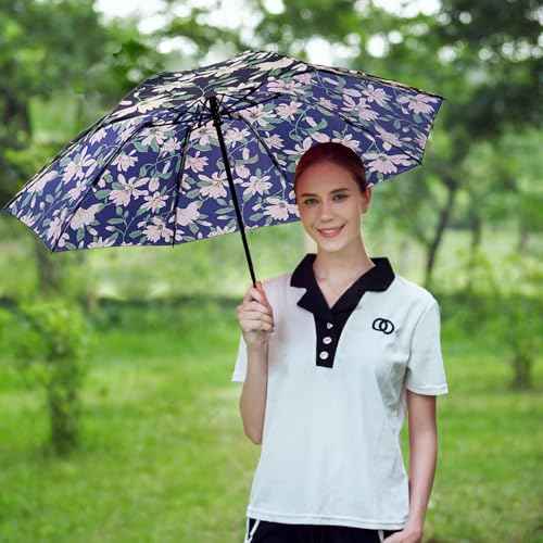 Umbrella Reverse Travel Umbrella Windproof Compact Folding