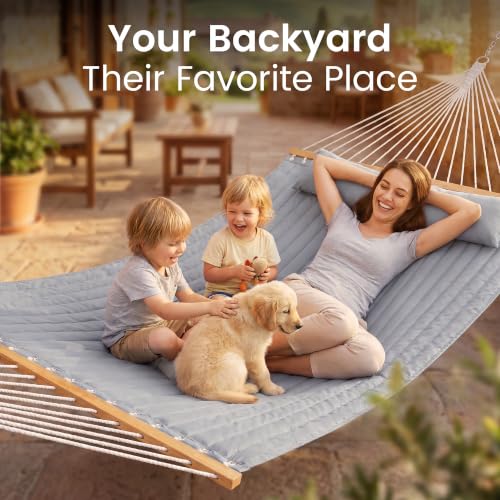 2 Person Quilted Hammock with SpreaderBar