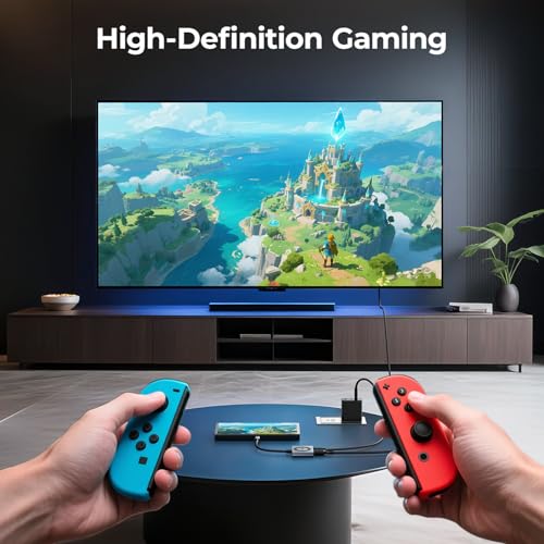 2-in-1 USB C Hub, USB C to HDMI Adapter with HDMI 4K@60Hz & 100W PD Charging - Adapter for Laptop, MacBook, IPad (USB-C), iPhone 15/16, Tablets, Switch
