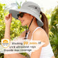 Women's Ponytail Safari Sun Hat
