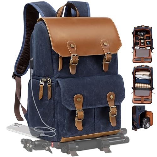 Blue Camera Backpack