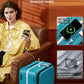 20 Inch Top Opening Carry On Luggage with Cup Holder and USB Ports