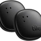 Tile by Life360 Sticker - Small Bluetooth Tracker, Remote Finder and Item Locator for Bikes, Glasses and More. Both iOS and Android Compatible. Phone Finder. 2-Pack (Black)