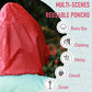 Adults Rain Poncho Waterproof Raincoat Women Gradient Hood with Pocket