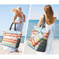 Beach Bag Waterproof Sandproof Large Capacity Foldable for Women
