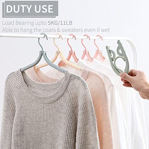 20 Pcs Foldable Travel Hangers (20 Count)