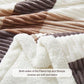Sherpa Blanket Twin Plaid Thick Bed Blanket