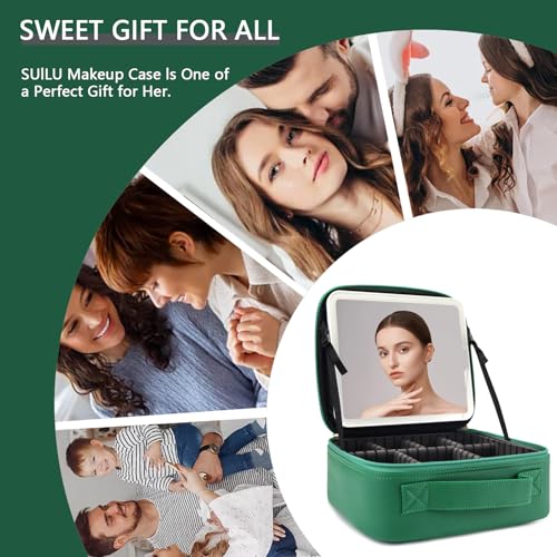 Makeup Bag with Led Mirror