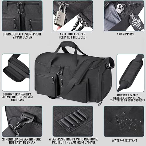 2 in 1 Garment Duffle Bags for Travel Mens Carry