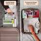 10 PCS Clear Travel Bags for Toiletries (10 Count)