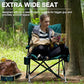 Padded Oversized Folding Camping Chair for Adults (2 Count)