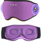 Bluetooth Sleep Headphones with 3D Eye Mask for Zero Pressure