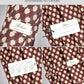 Folding Umbrella Real Wood Handle Kimono Burgundy
