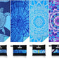 Microfiber Beach Towel Oversized 71x32 Multiple with Bag 4 Pack Bulk (4 Count)