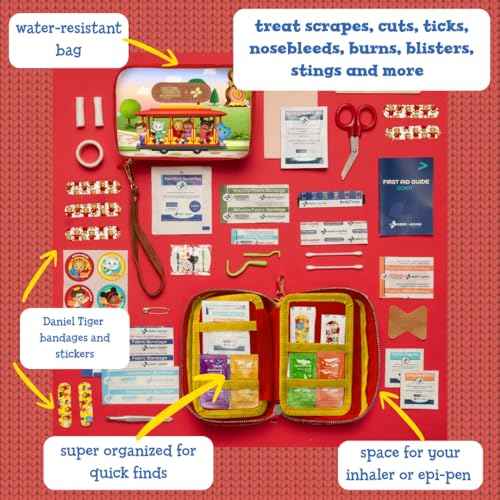 KeepGoing Daniel Tiger’s Travel First Aid Kit for Kids