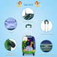 Kids Luggage 12" Toddler Backpack & 16" Travel Suitcase with Wheels (2 Count)
