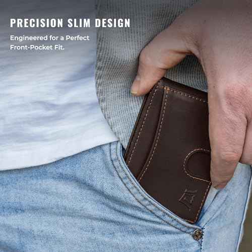 Money Clip Slim Minimalist Wallet for Men