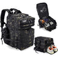 Military Tactical Backpack for Men and Women 45L Army 3 Days Assault Pack Bag Large Rucksack with Shoe Compartment