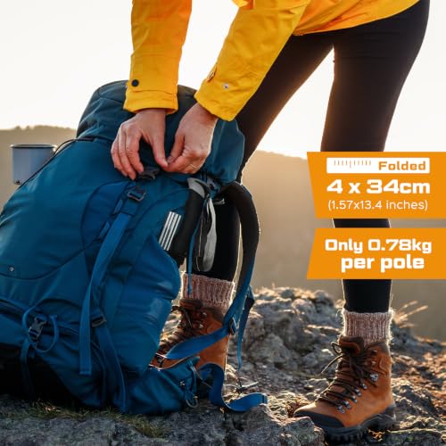 Hiking Poles Collapsible (2 Count)