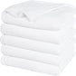 PHF Oversized King Fleece Blanket 120"x120", No Shed No Pilling Big Soft Blanket, Extra Large 10'x 10' Lightweight for Bed, Sofa Travel and Camping, Suitable for All Season, White