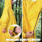 Hooded Rain Poncho for Adult Waterproof Lightweight Raincoat