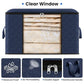 3 Pack Storage Bags for Clothes Blanket Storage Bins with Lids (3 Count)