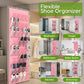 Over the Door Shoe Organizer with 40 Large Breathable Mesh Pockets