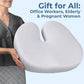 Seat Cushion Memory Foam Chair Cushion for Tailbone Pain Relief