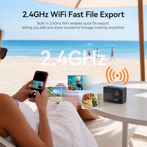 SVGo2 4K 30fps Action Camera Snorkeling Kit with Floating Hand Grip