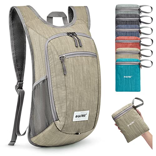 10 15L Small Rucksack Foldable Backpack Lightweight Packable Daypack Travel Outdoor Hiking Shoulder Bag