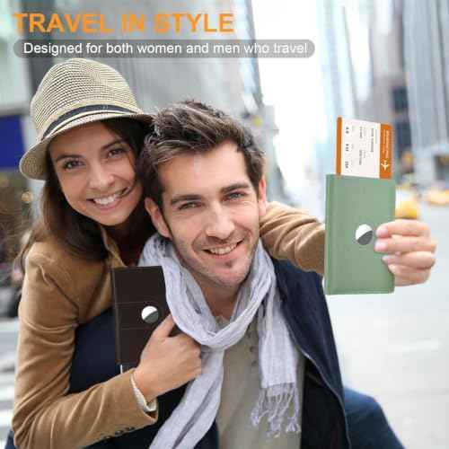 Full Grain Leather Passport Holder Cover for Men and Women Travel