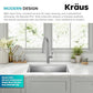 KHU101 21 Standart PRO 16 Gauge Undermount Single Bowl Set